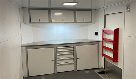 cargo trailer storage cabinets